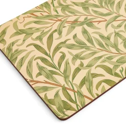 Morris u0026 Co Morris & Co Willow Bough Set Of Six Placemats - Green