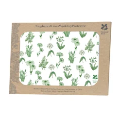 National Trust Medium Glass Worktop Protector - Dyrham Park - Flowers