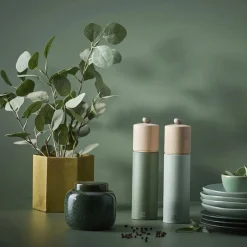 Peugeot Boreal 21cm Beech Salt Mill - Sage Green