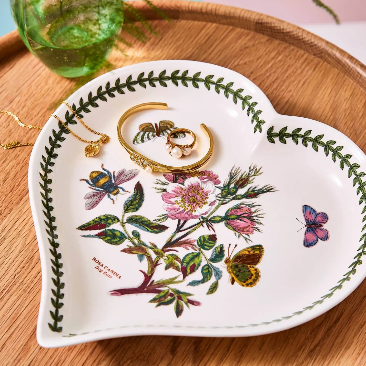 PORTMEIRION Botanic Garden Heart Dish - Assorted