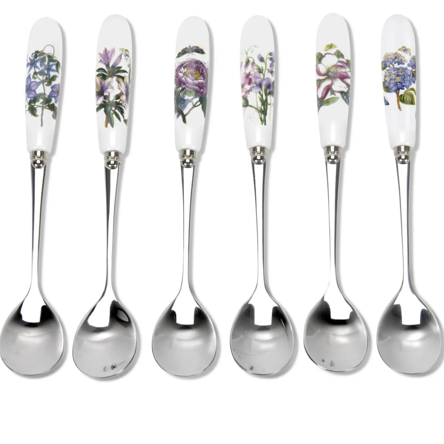 PORTMEIRION Botanic Garden Tea Spoons - Set of 6