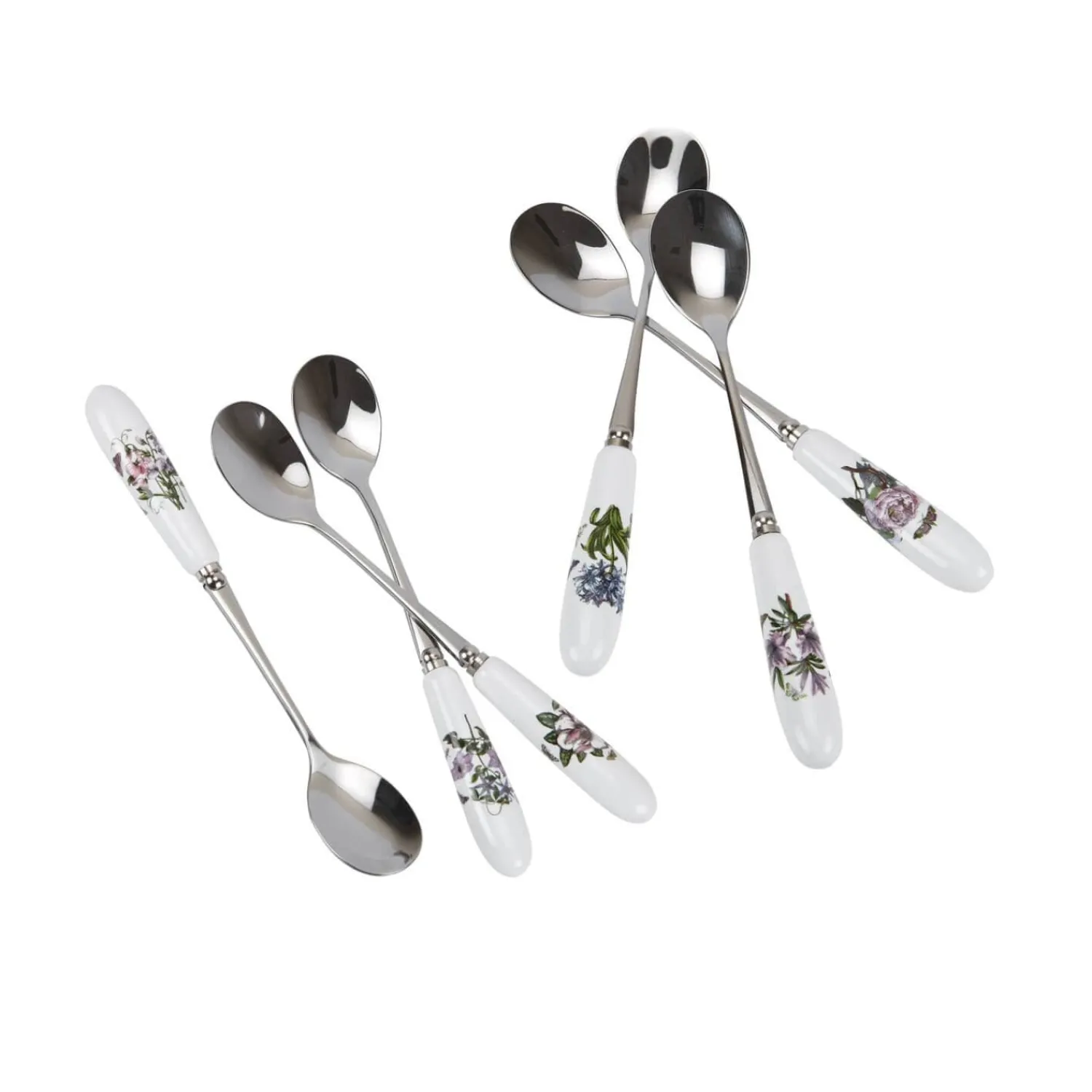 PORTMEIRION Botanic Garden Tea Spoons - Set of 6