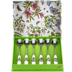 PORTMEIRION Botanic Garden Tea Spoons - Set of 6