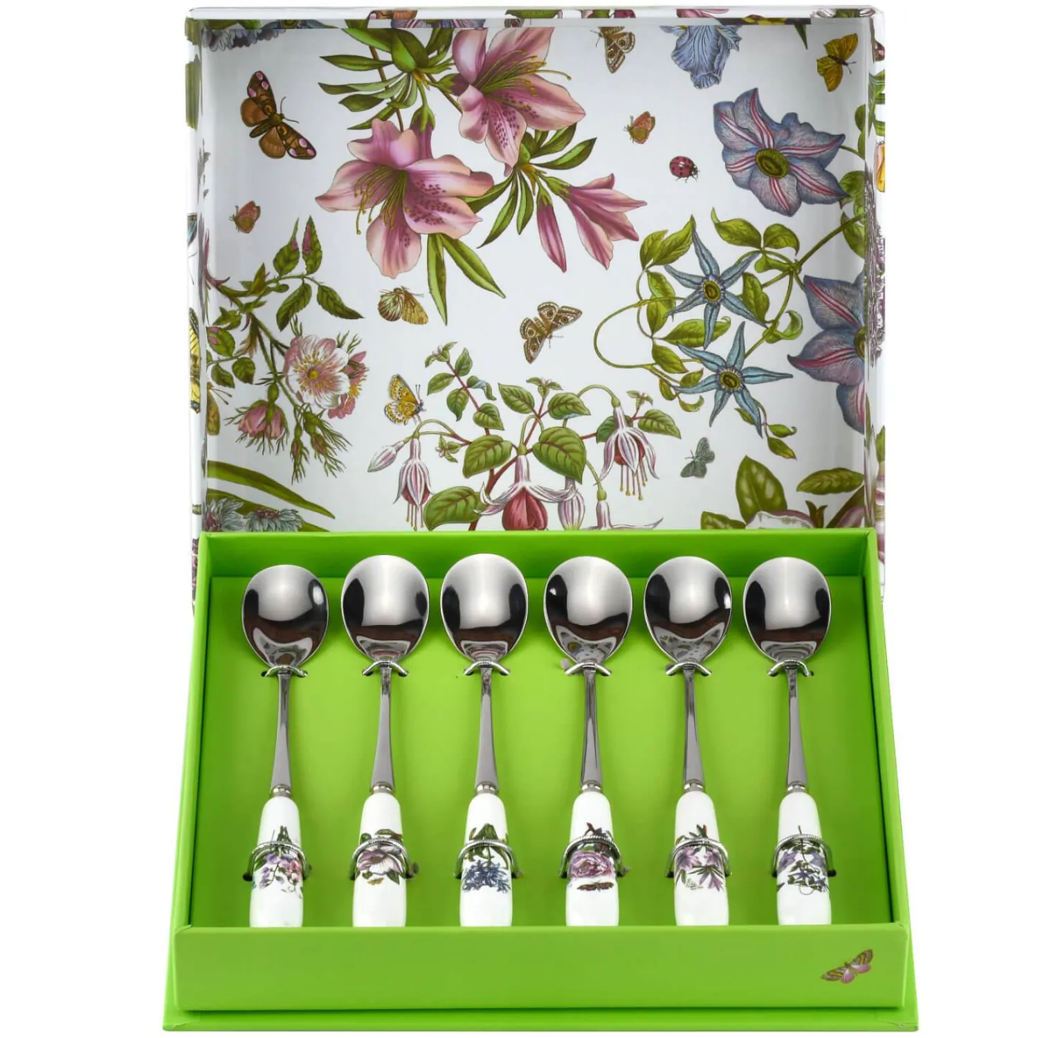 PORTMEIRION Botanic Garden Tea Spoons - Set of 6