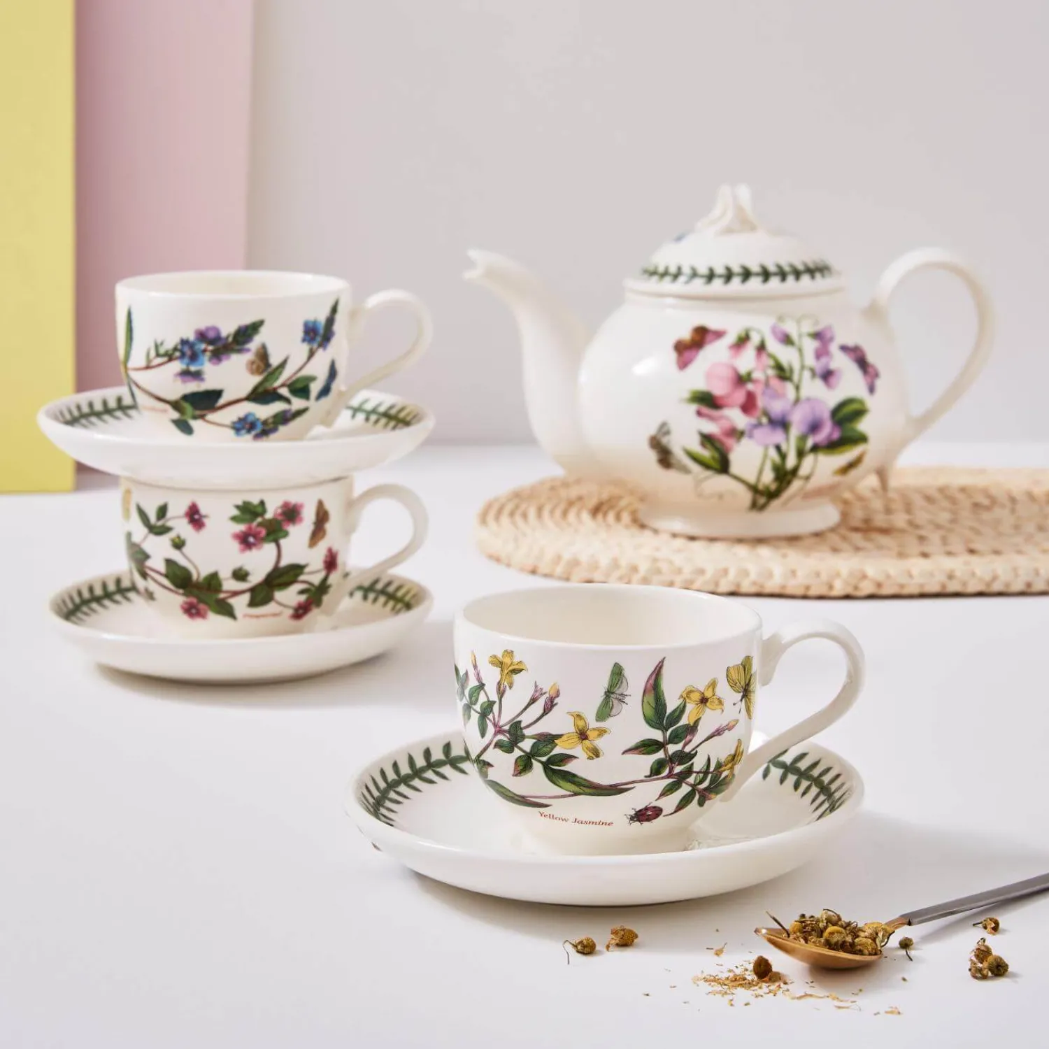 Botanic Garden Portmeirion Breakfast Cup & Saucer - Assorted
