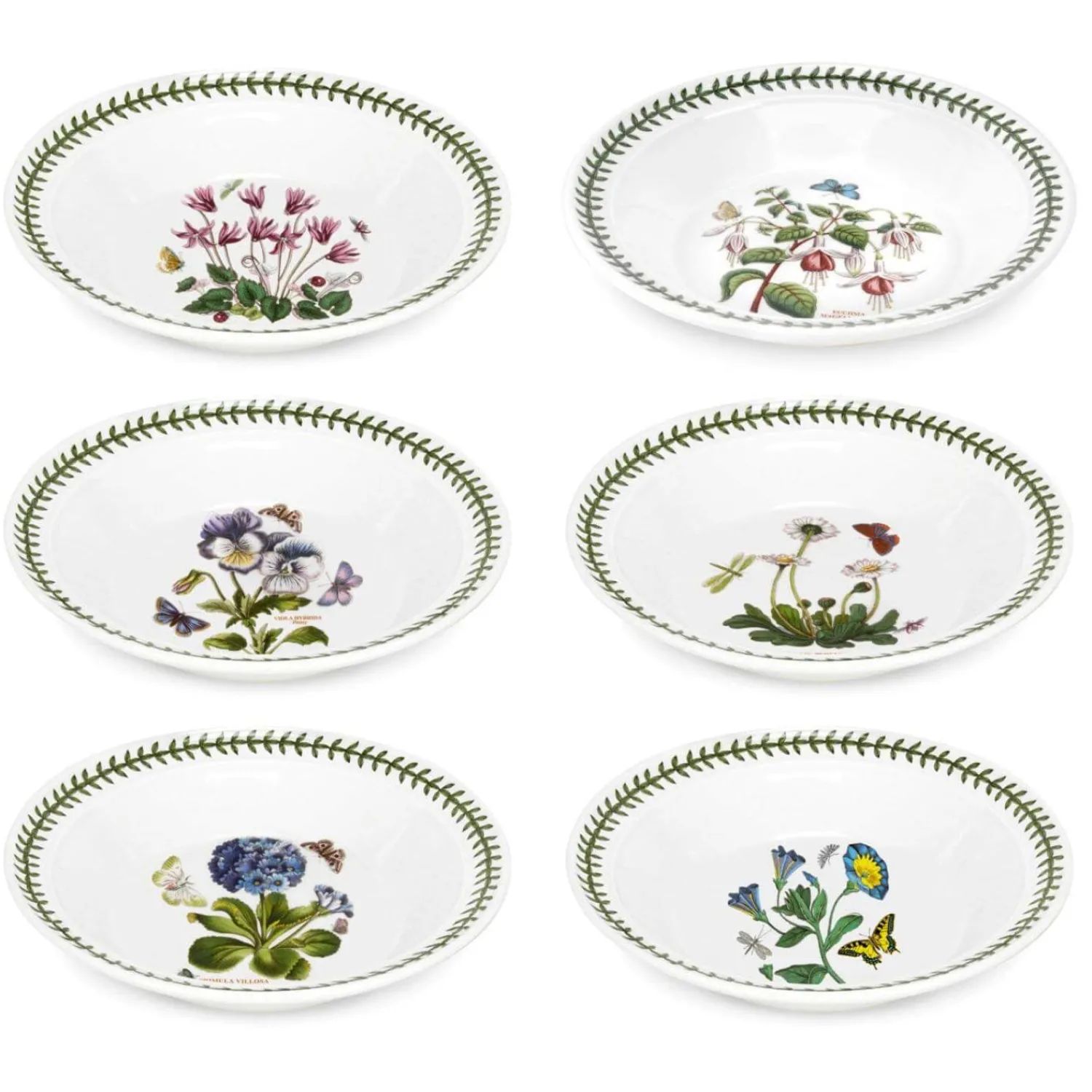 Botanic Garden Portmeirion 8" Soup Plate - Assorted