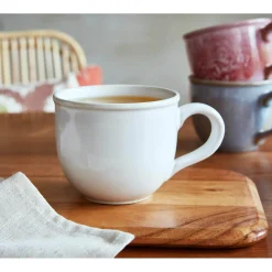 PORTMEIRION Minerals Stoneware 300ml Mug - Moonstone