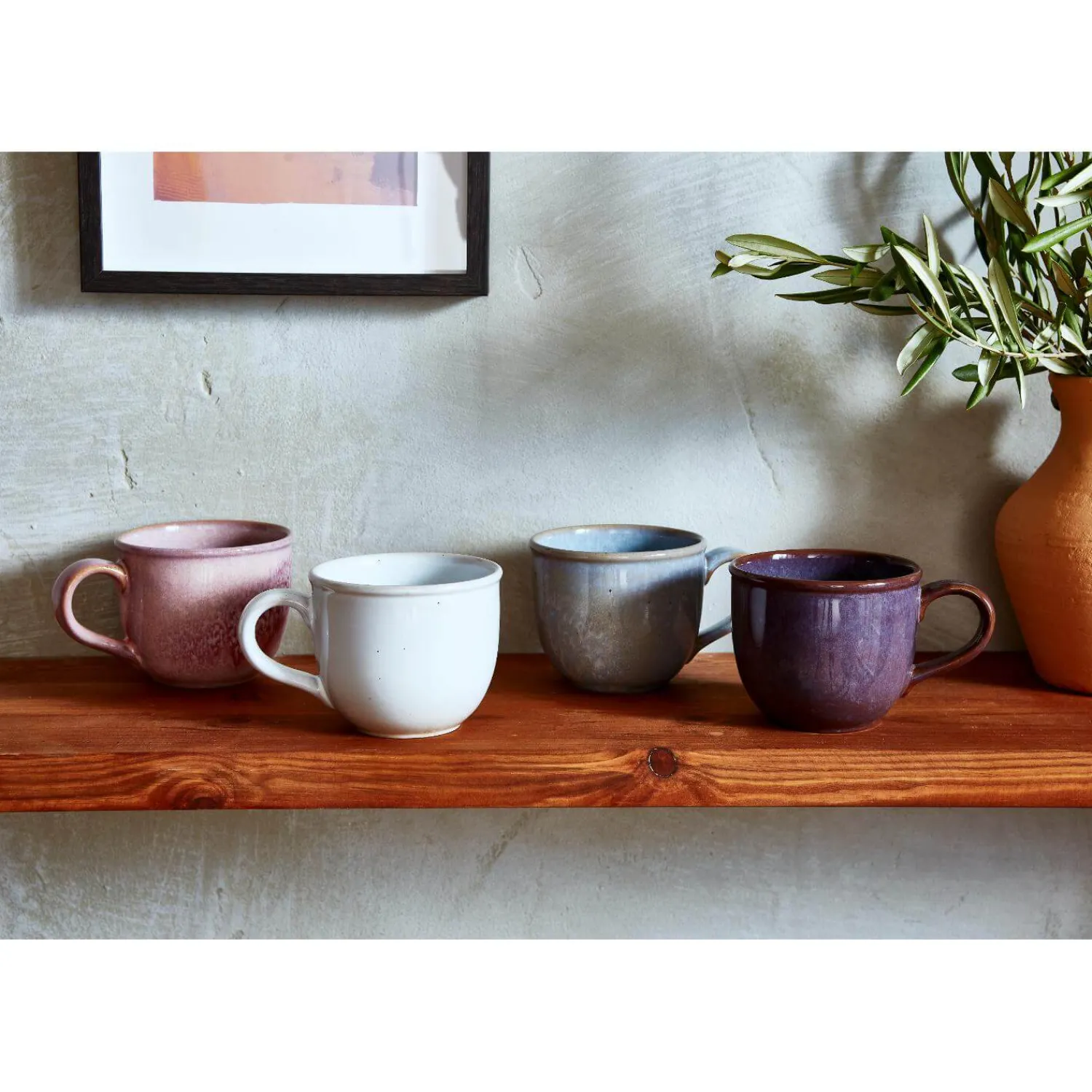 PORTMEIRION Minerals Stoneware 300ml Mug - Moonstone