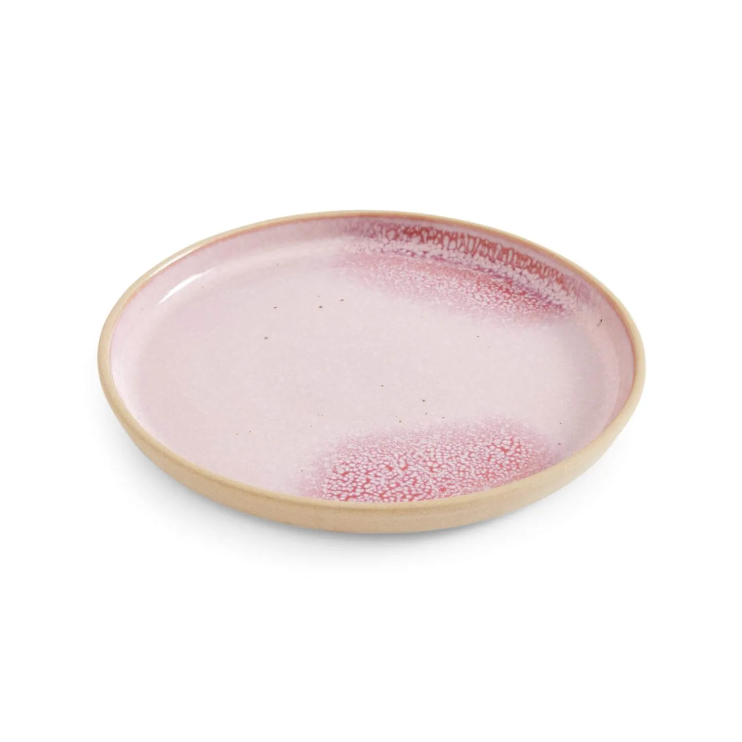 PORTMEIRION Minerals Stoneware 21.7cm Side Plate - Rose Quartz
