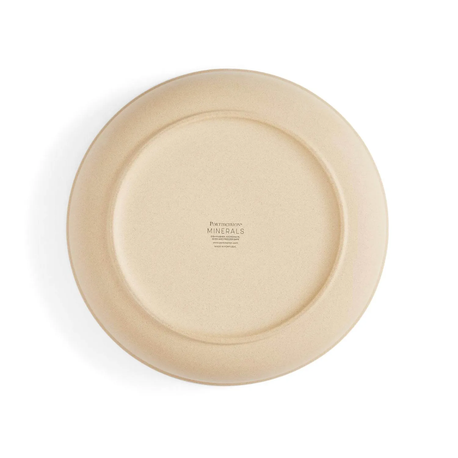 PORTMEIRION Minerals Stoneware 22.2cm Low Bowl - Moonstone