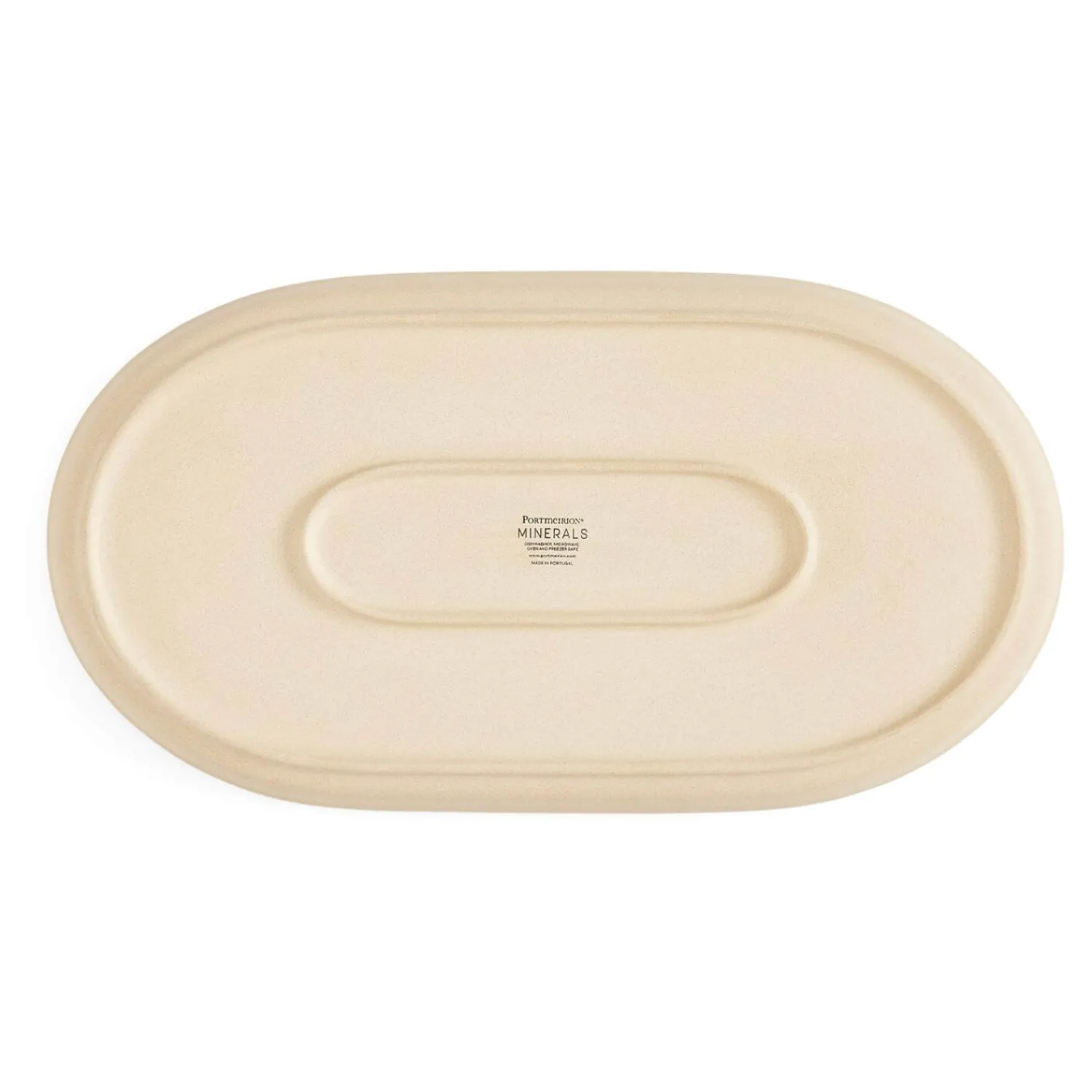 PORTMEIRION Minerals Stoneware 35cm Large Oval Platter - Amethyst