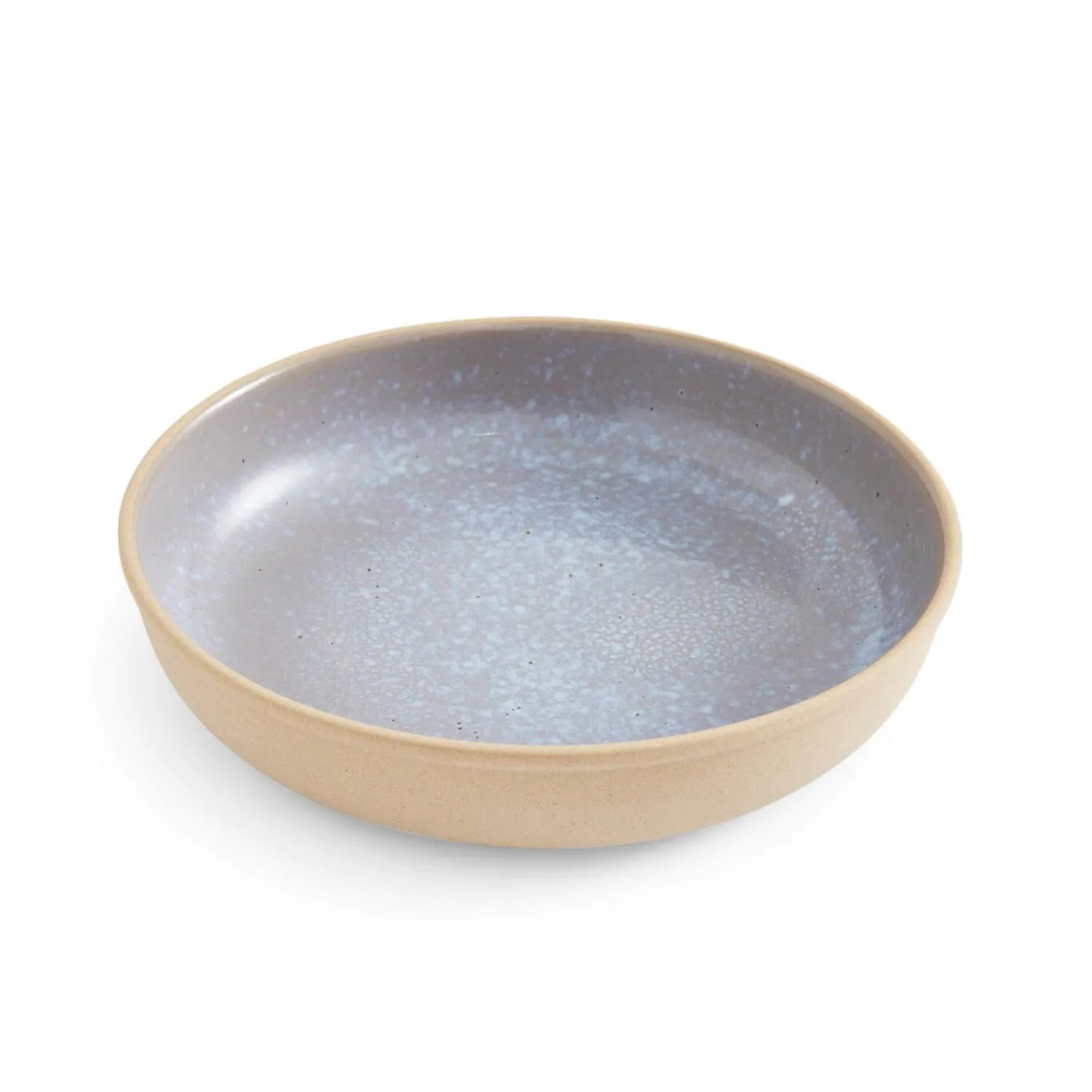 PORTMEIRION Minerals Stoneware 22.2cm Low Bowl - Aquamarine