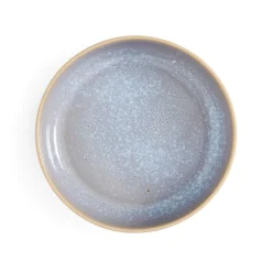PORTMEIRION Minerals Stoneware 22.2cm Low Bowl - Aquamarine