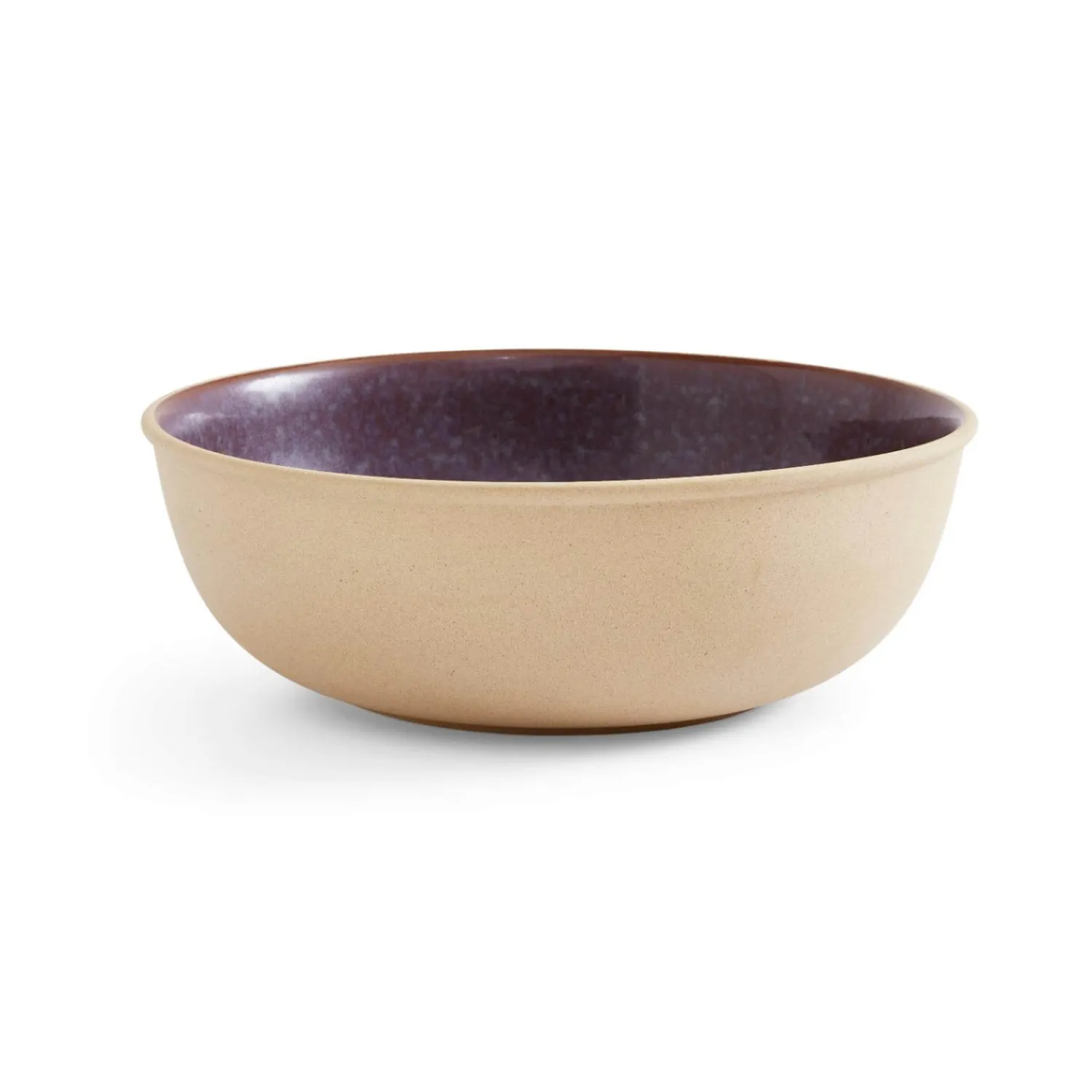 PORTMEIRION Minerals Stoneware 24.5cm Medium Serving Bowl - Amethyst