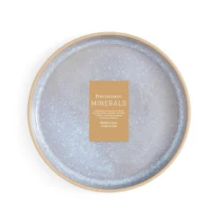 PORTMEIRION Minerals Stoneware 21.7cm Side Plate - Aquamarine