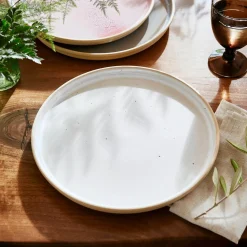 PORTMEIRION Minerals Stoneware 26.6cm Dinner Plate - Moonstone