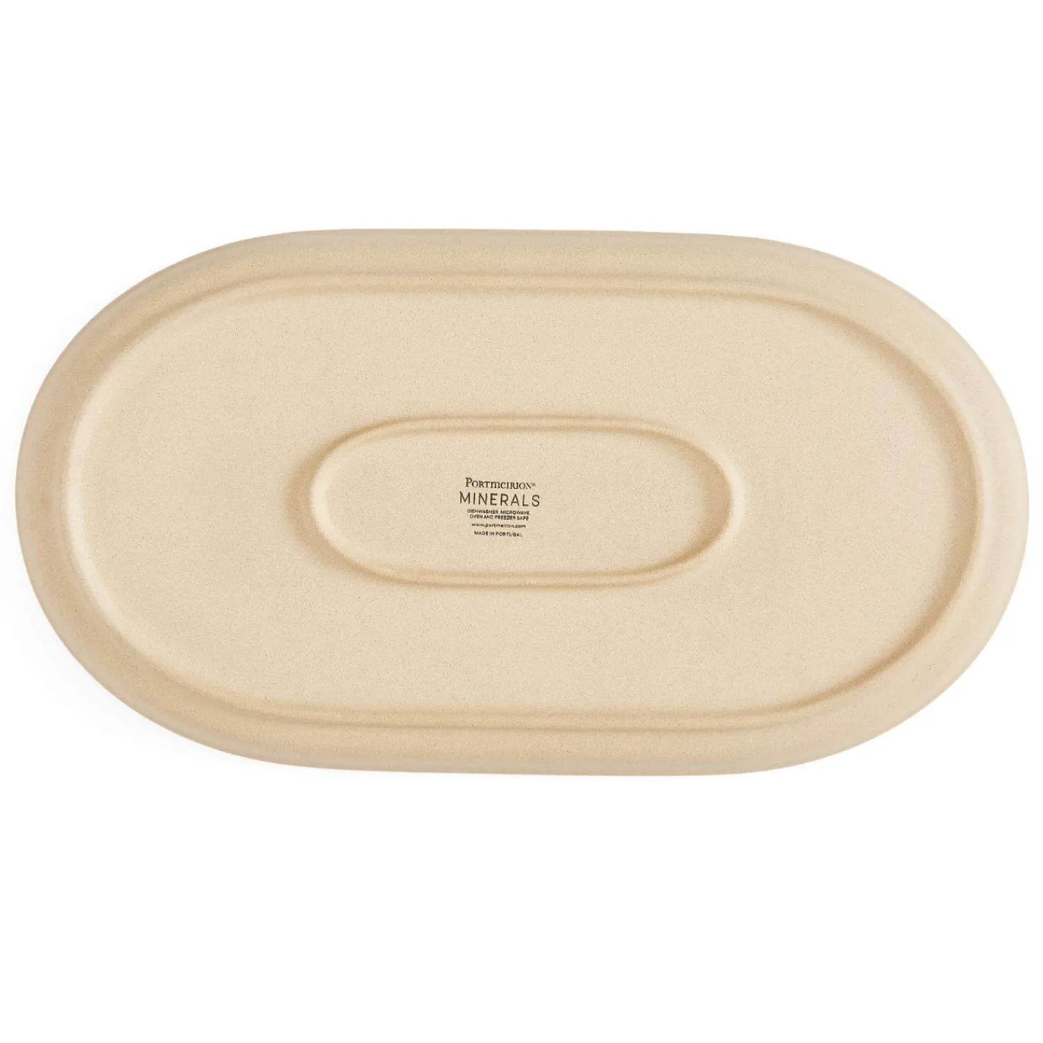 PORTMEIRION Minerals Stoneware 30.4cm Medium Oval Platter - Amethyst