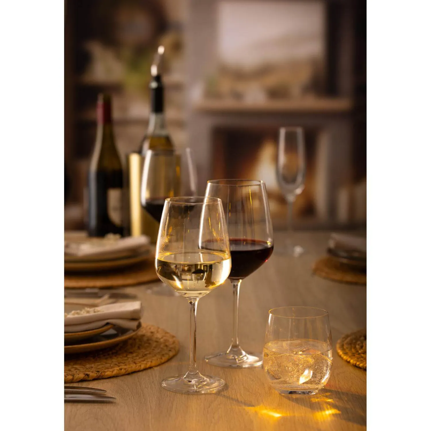 Ravenhead Kings Set of 4 20cl Crystal Flute Glasses