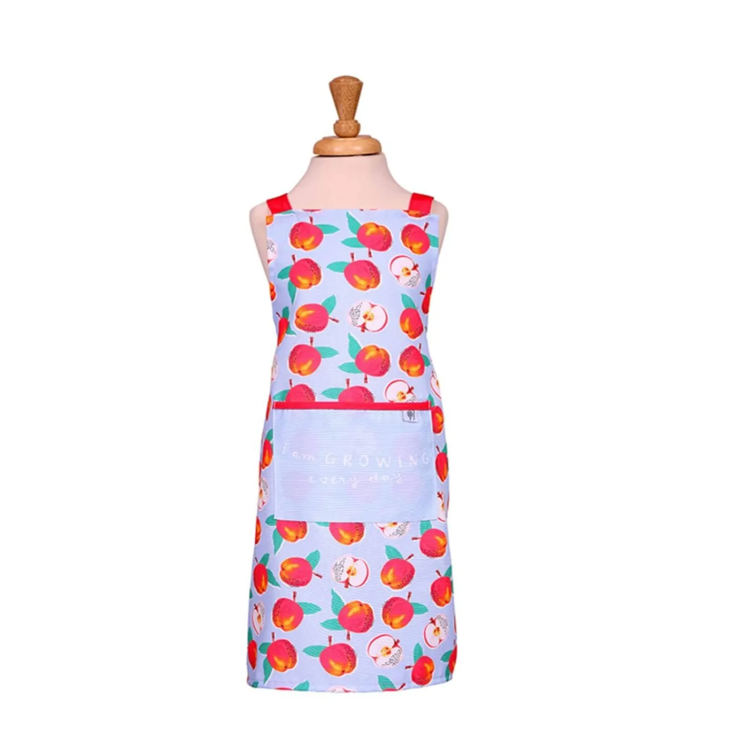 Dexam RHS Home Grown Apples RPET Childrens Apron - Blue