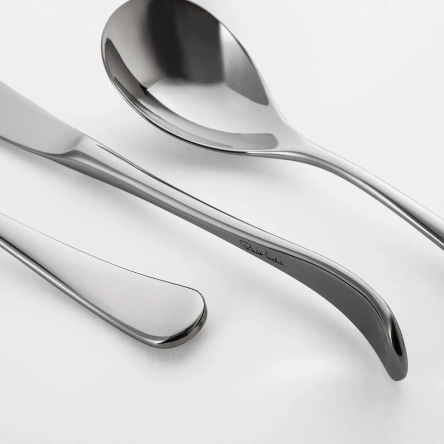 Robert Welch Ashbury Bright Stainless Steel Cutlery Set - 56 Piece