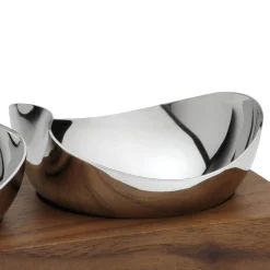 Robert Welch Drift Pinch Pot Set with Walnut Base