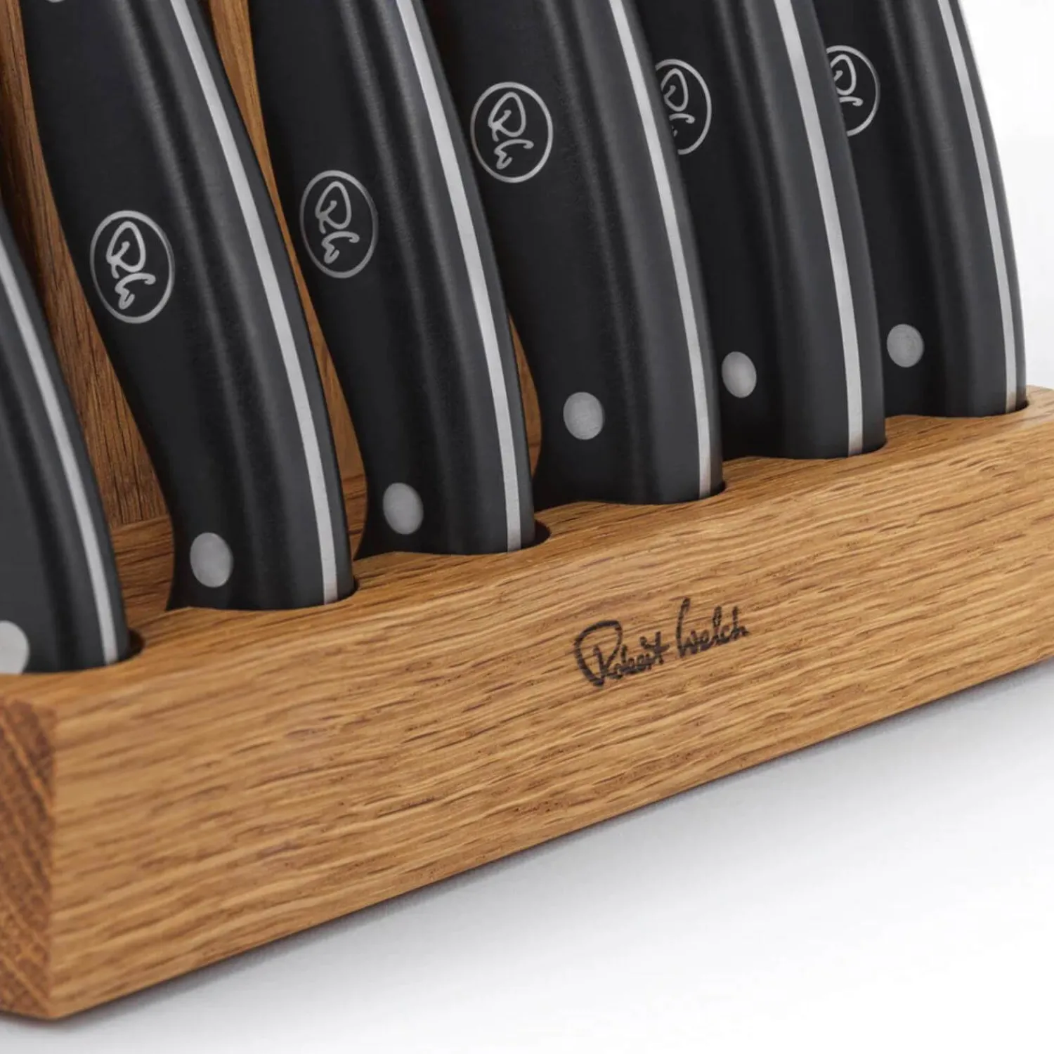 Robert Welch Professional V Angle 7 Piece Kitchen Knife Block Set