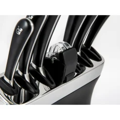 Robert Welch Signature 8 Piece Kitchen Knife Block Set With Sharpener