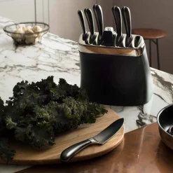 Robert Welch Signature 8 Piece Kitchen Knife Block Set With Sharpener