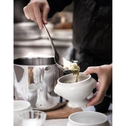 Robert Welch Signature Deep Bowl Slotted Serving Spoon - Polished