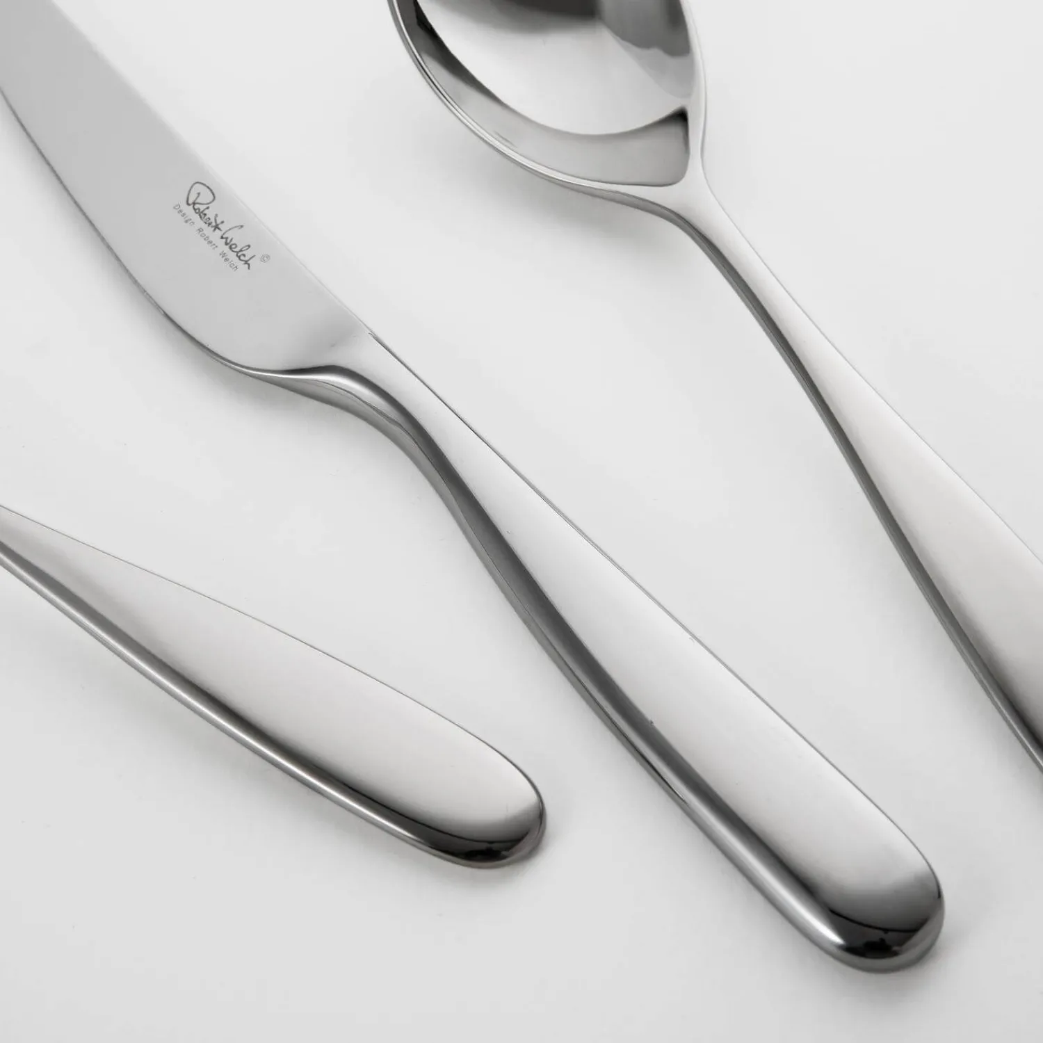Robert Welch Stanton Bright Stainless Steel Cutlery Set - 56 Piece