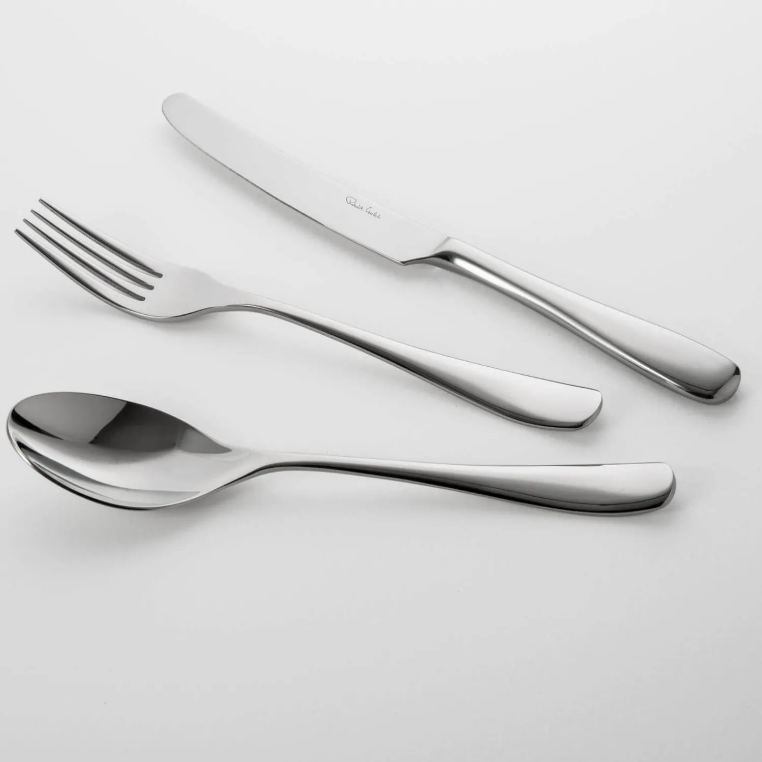 Robert Welch Warwick Bright Stainless Steel Dessert Spoon