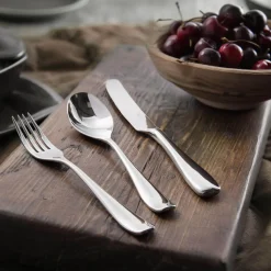 Robert Welch Warwick Bright Stainless Steel Cutlery Set - 56-Piece