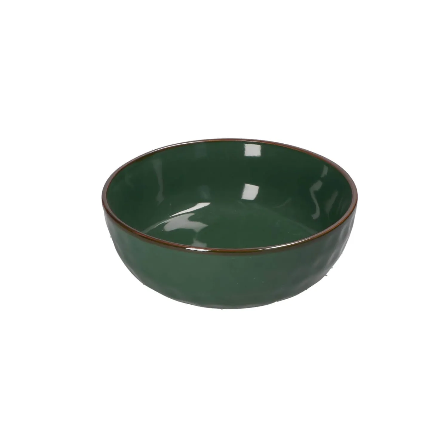 Rose u0026 Tulipani Rose & Tulipani Concerto Verde Bosco Forest Green Salad Bowl - 20cm
