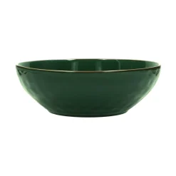 Rose u0026 Tulipani Rose & Tulipani Concerto Verde Bosco Forest Green Salad Bowl - 26cm