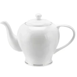 ROYAL WORCESTER Serendipity Platinum 4 Cup Teapot - White