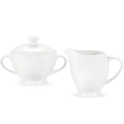 ROYAL WORCESTER Serendipity Sugar & Creamer Set - White