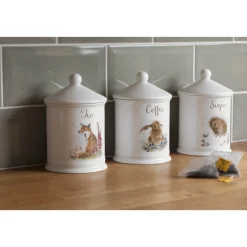 Wrendale Royal Worcester Sugar Canister - Hedgehog