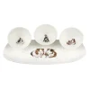 Wrendale Royal Worcester 3 Piece Bowl & Tray Set - Guinea Pig