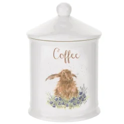 Wrendale Royal Worcester Coffee Canister - Hare