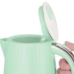 Russell Hobbs Eden 1.7 Litre Kettle & 2-Slice Toaster Set - Pistachio Green