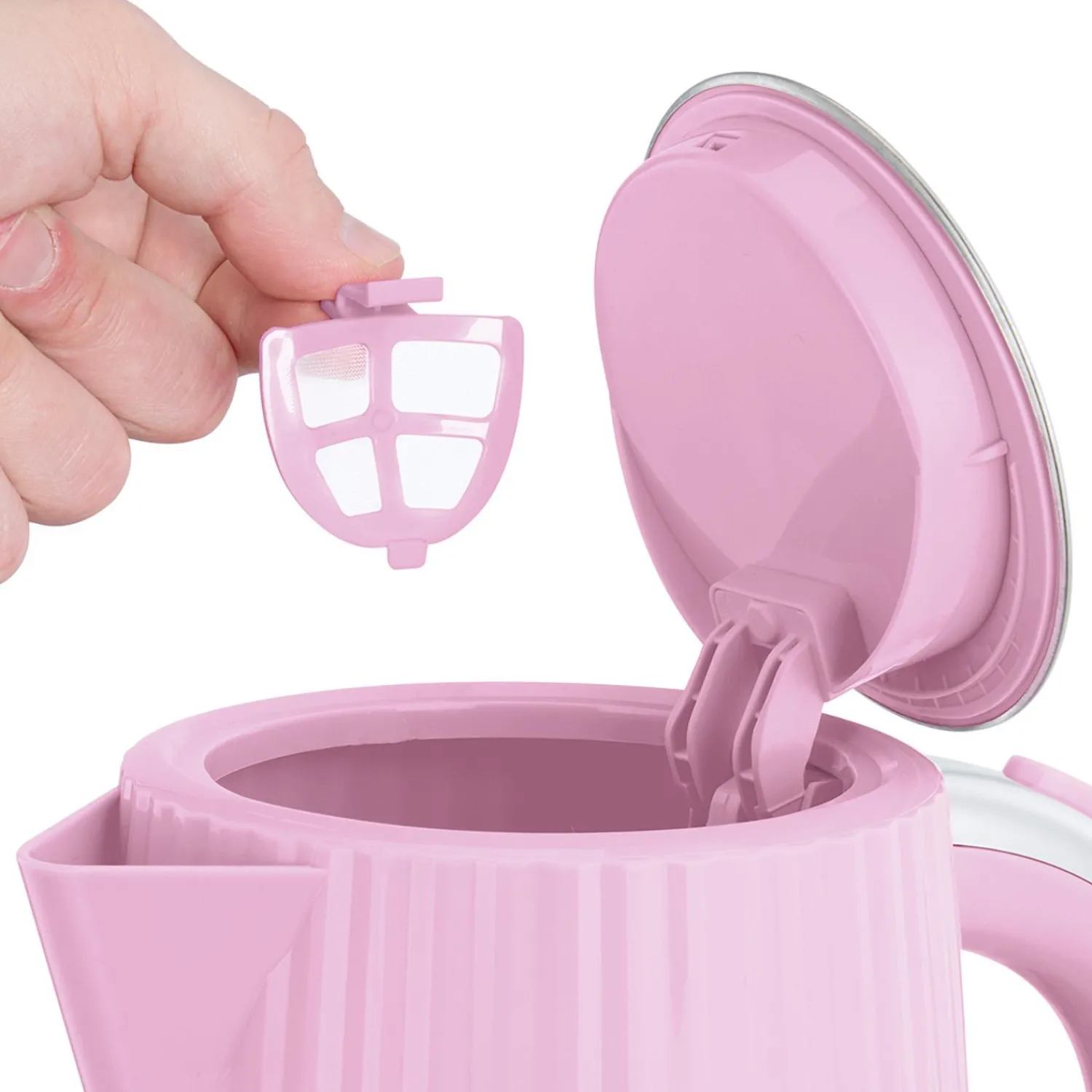 Russell Hobbs Eden 1.7 Litre Kettle & 2-Slice Toaster Set - Raspberry Pink