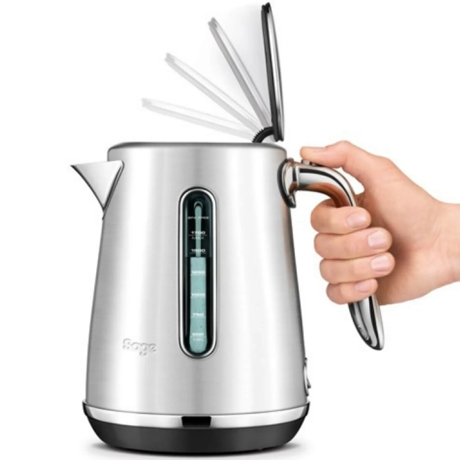 Sage Appliances BKE735BSS Soft Top Luxe Kettle - Brushed Stainless Steel
