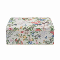 Sanderson Deep Rectangular Tin - Chinolserie
