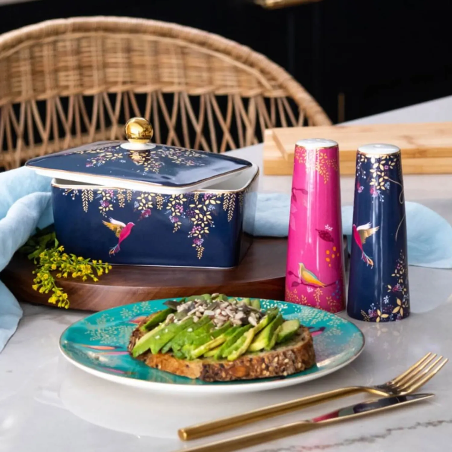 Sara Miller London Chelsea Salt & Pepper Set