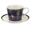 Sara Miller London Chelsea Tea Cup & Saucer - Navy