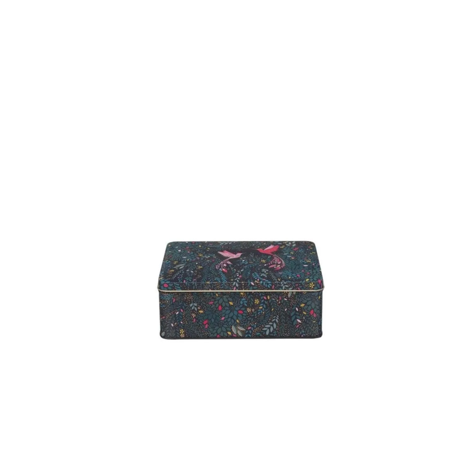Sara Miller London Deep Rectangular Tin - Hummingbird Paradise