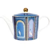 Sara Miller London India 4 Cup Teapot - Lattice Windows