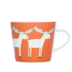 SCION Living Marty Moose 350ml Fine China Mug - Ice & Pimento