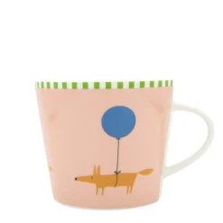 SCION Living Mr Fox Balloon 350ml Porcelain Mug - Pink