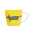 SCION Living Mr Fox Large 525ml Porcelain Mug - Yellow & Charcoal